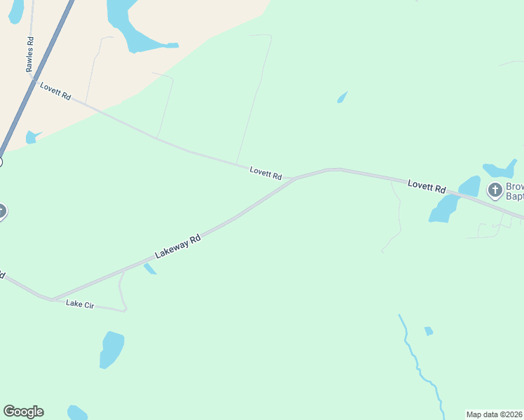 map of restaurants, bars, coffee shops, grocery stores, and more near in Lovett