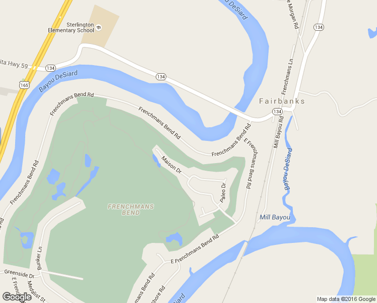 map of restaurants, bars, coffee shops, grocery stores, and more near 1534 Frenchmans Bend Road in Monroe