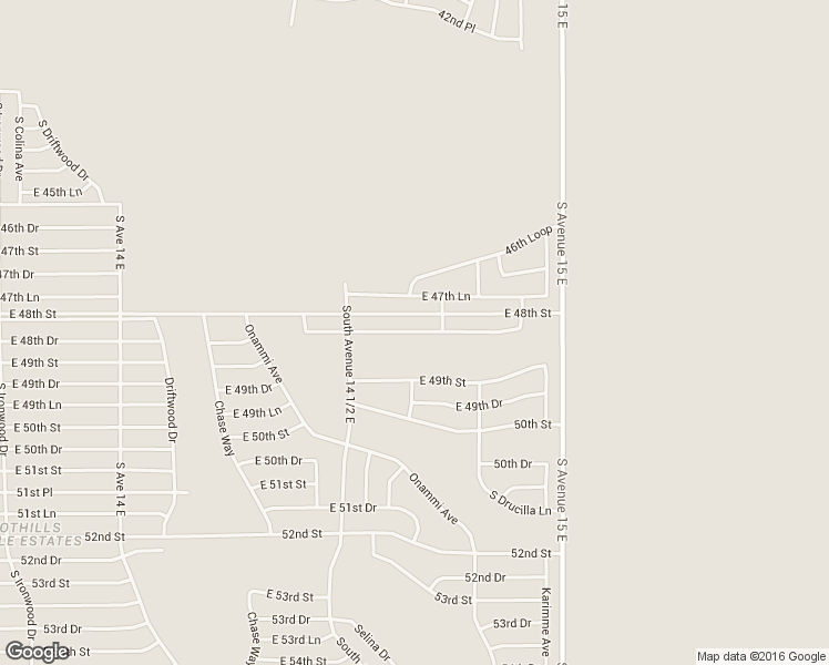 map of restaurants, bars, coffee shops, grocery stores, and more near 48th Drive in Yuma
