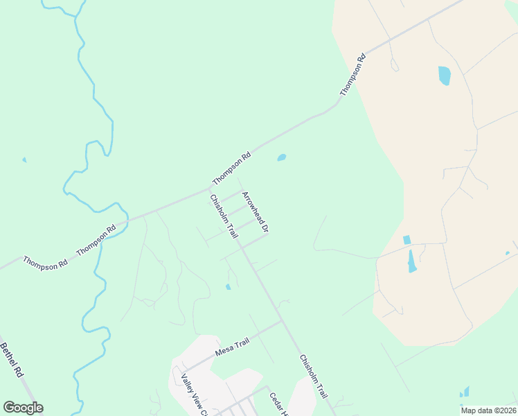 map of restaurants, bars, coffee shops, grocery stores, and more near 100 Broken Bow Road in Weatherford