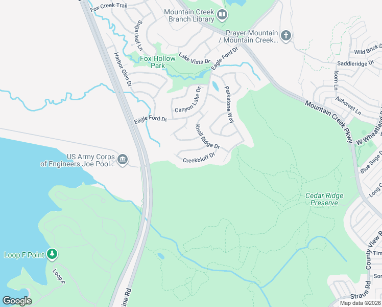 map of restaurants, bars, coffee shops, grocery stores, and more near 8440 Little Fawn Lane in Dallas