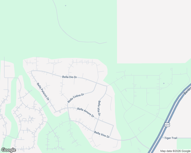 map of restaurants, bars, coffee shops, grocery stores, and more near 12300 Bella Prato Drive in Fort Worth