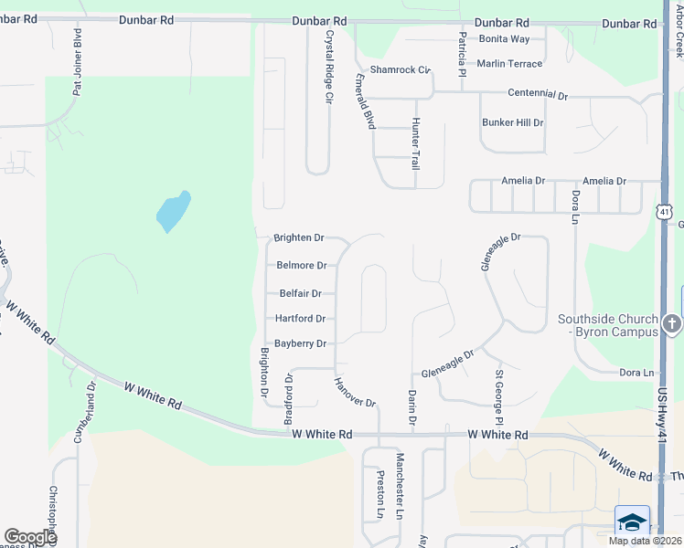 map of restaurants, bars, coffee shops, grocery stores, and more near 216 Hanover Dr in Byron