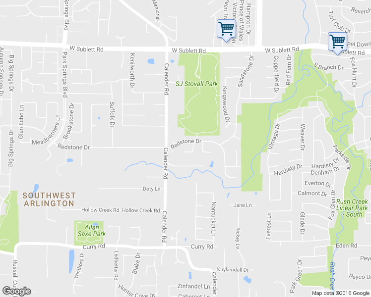 map of restaurants, bars, coffee shops, grocery stores, and more near 6418 Wilderness Court in Arlington