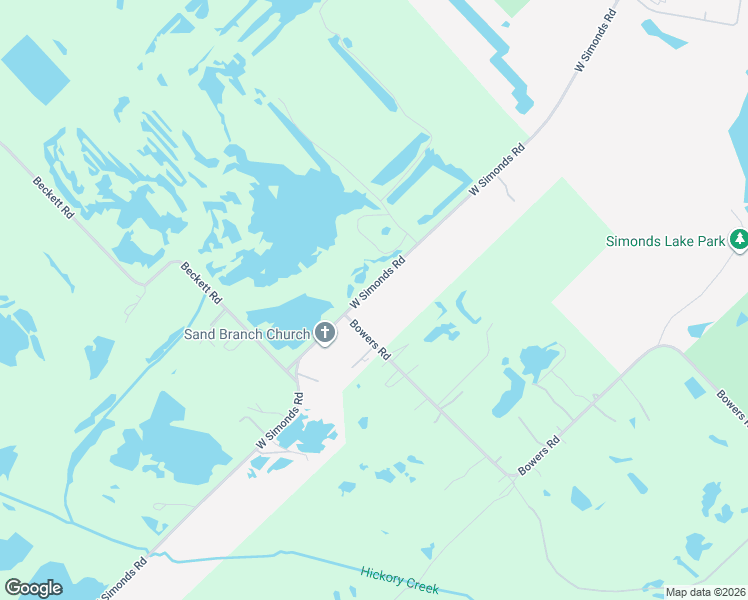 map of restaurants, bars, coffee shops, grocery stores, and more near 1407 West Simonds Road in Seagoville