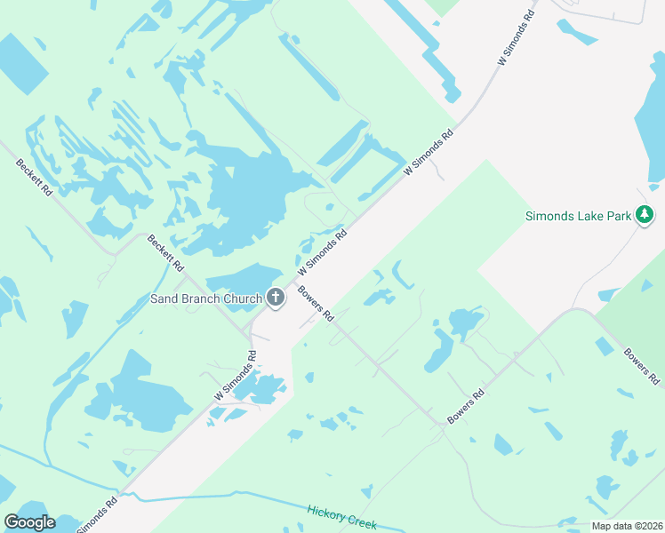 map of restaurants, bars, coffee shops, grocery stores, and more near 1407 West Simonds Road in Seagoville