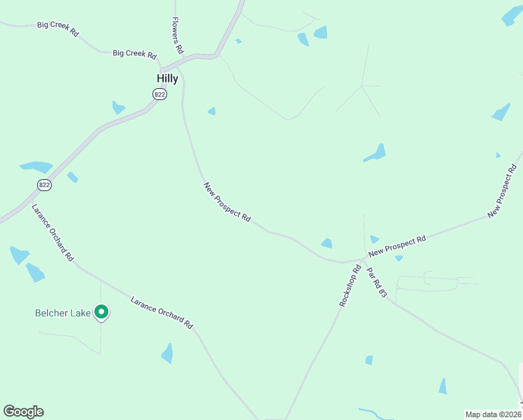 map of restaurants, bars, coffee shops, grocery stores, and more near 802 New Prospect Road in Dubach