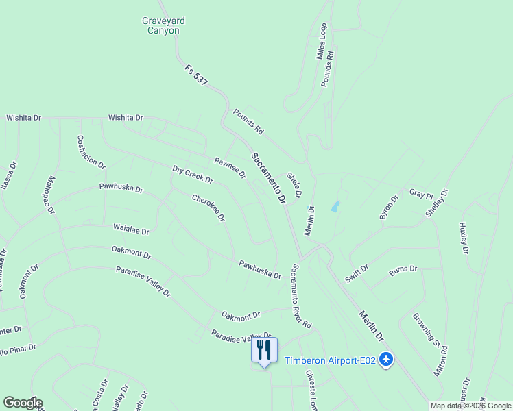 map of restaurants, bars, coffee shops, grocery stores, and more near 119 Dry Creek Drive in Cloudcroft