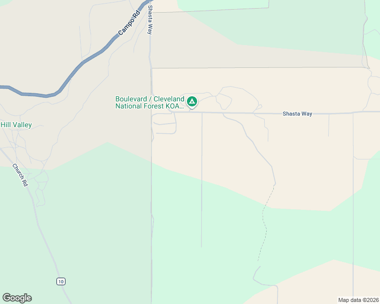 map of restaurants, bars, coffee shops, grocery stores, and more near 37121 California 94 in Boulevard