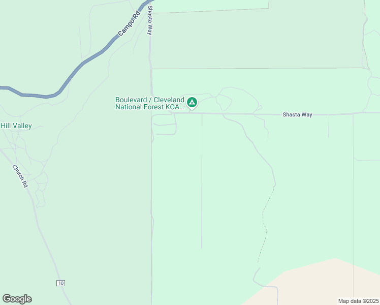 map of restaurants, bars, coffee shops, grocery stores, and more near 37121 California 94 in Boulevard