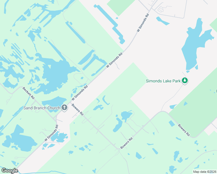 map of restaurants, bars, coffee shops, grocery stores, and more near 1301 West Simonds Road in Seagoville