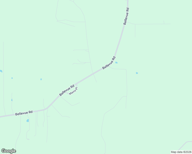 map of restaurants, bars, coffee shops, grocery stores, and more near 5003 Bellevue Road in Haughton