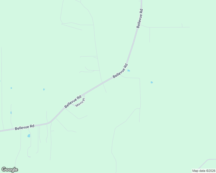 map of restaurants, bars, coffee shops, grocery stores, and more near 5003 Bellevue Road in Haughton