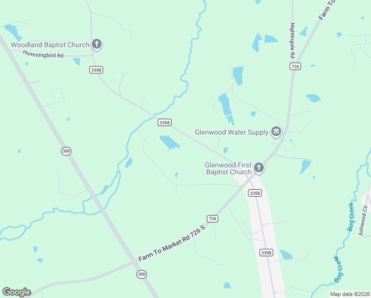 map of restaurants, bars, coffee shops, grocery stores, and more near 6710 Farm to Market Road 3358 in Gilmer