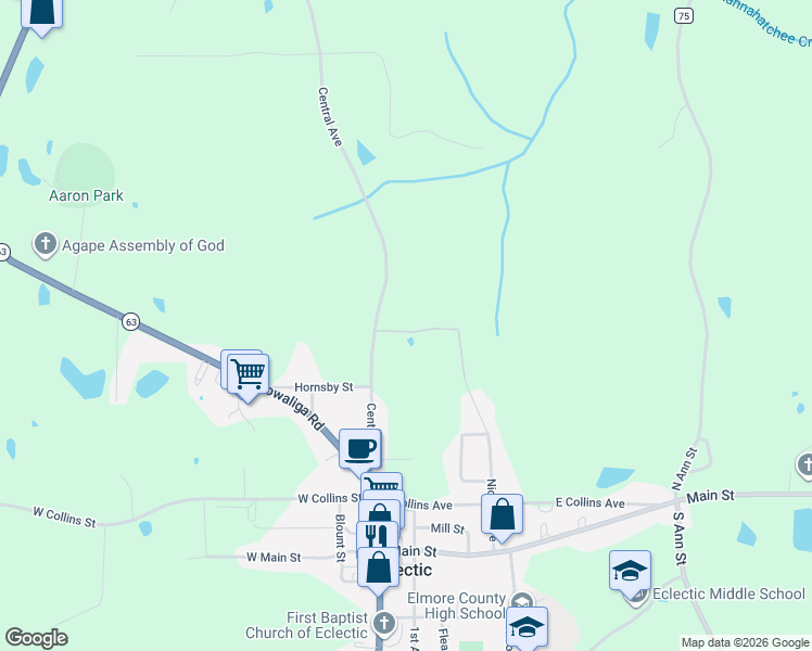 map of restaurants, bars, coffee shops, grocery stores, and more near 620 Nichols Avenue in Eclectic