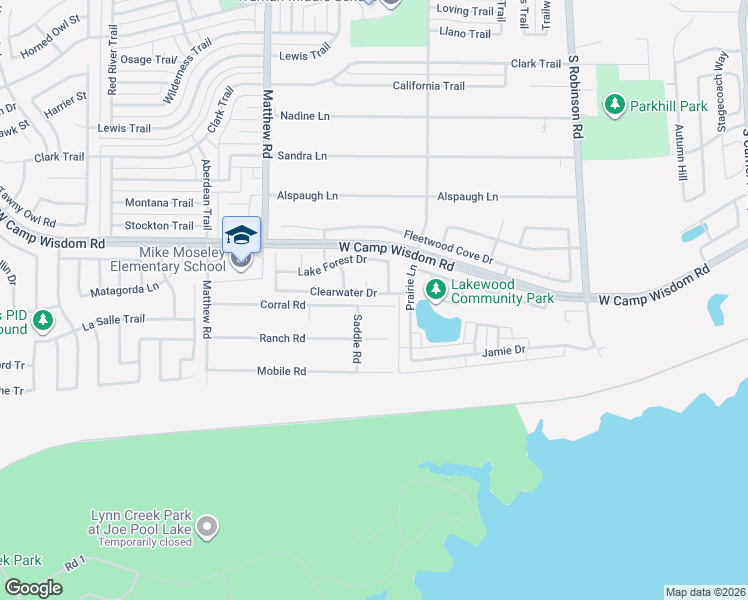 map of restaurants, bars, coffee shops, grocery stores, and more near 1309 Corral Road in Grand Prairie