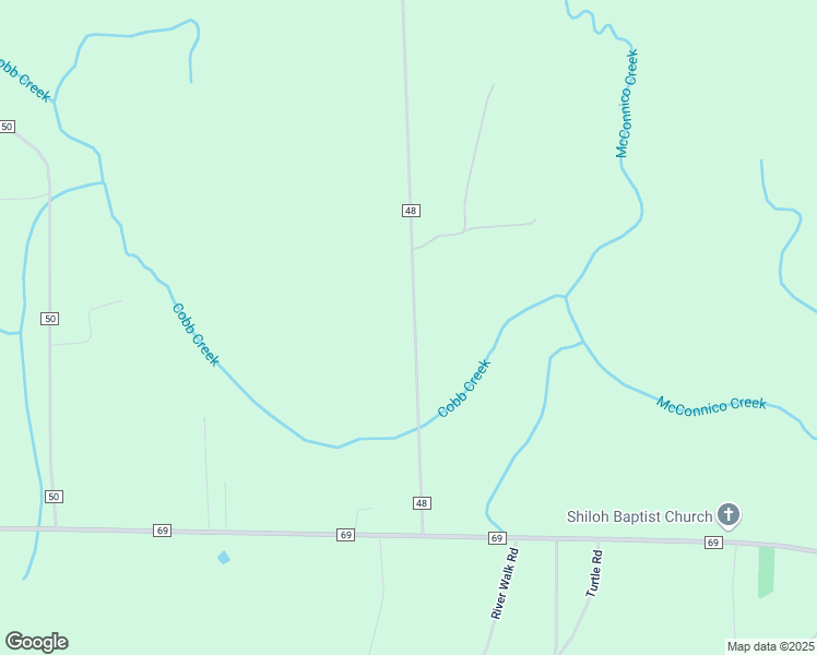 map of restaurants, bars, coffee shops, grocery stores, and more near 3484 County Road 48 in Boligee