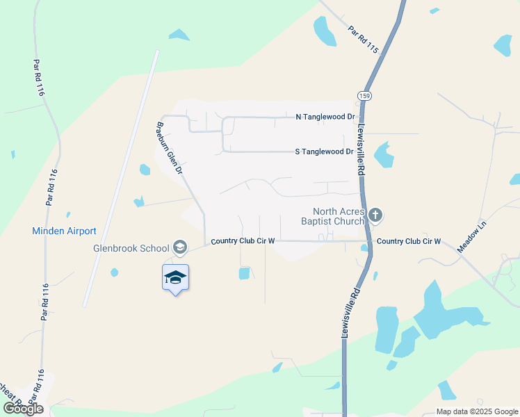 map of restaurants, bars, coffee shops, grocery stores, and more near 408 Lawson Place in Minden