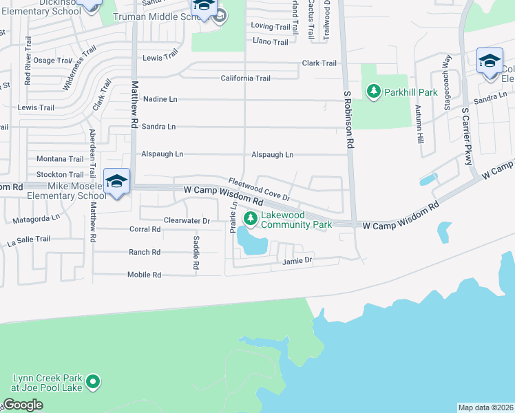map of restaurants, bars, coffee shops, grocery stores, and more near 1120 Seider Lane in Grand Prairie
