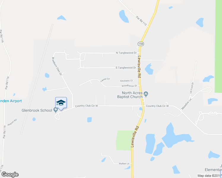 map of restaurants, bars, coffee shops, grocery stores, and more near 217 Woodhaven Drive in Minden