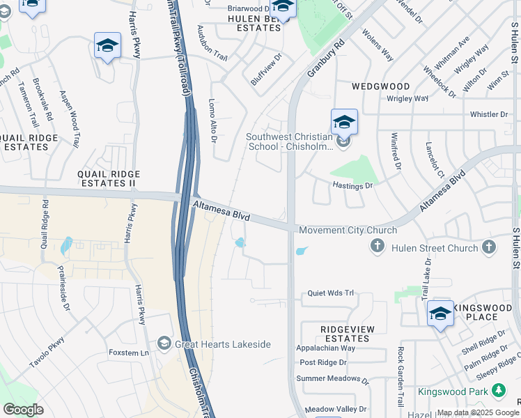 map of restaurants, bars, coffee shops, grocery stores, and more near 5600 Dirks Road in Fort Worth