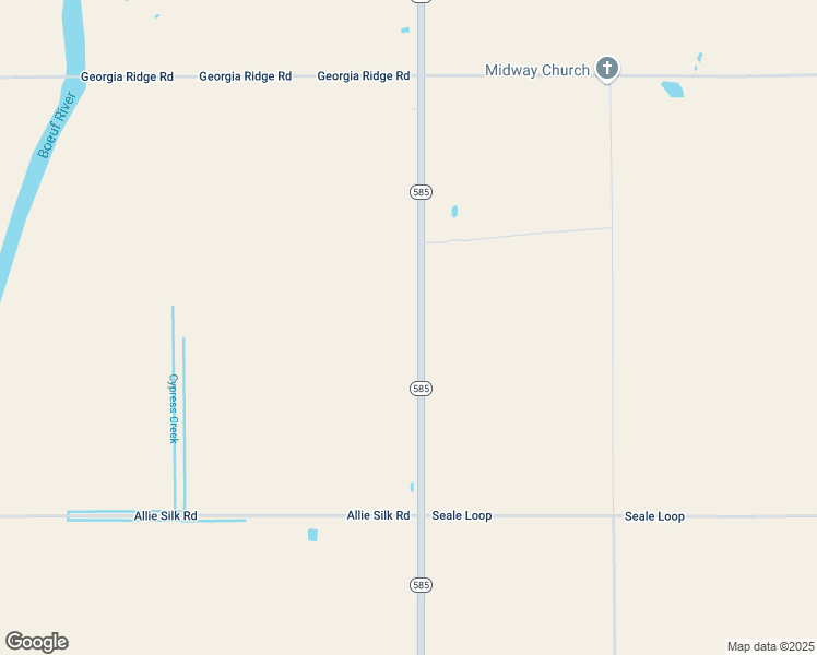 map of restaurants, bars, coffee shops, grocery stores, and more near 406 State Route 585 in Rayville