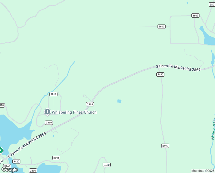 map of restaurants, bars, coffee shops, grocery stores, and more near 4491 Farm to Market Road 2869 in Hawkins