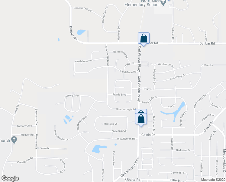map of restaurants, bars, coffee shops, grocery stores, and more near 320 Tumbleweed Circle in Centerville