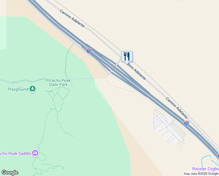 map of restaurants, bars, coffee shops, grocery stores, and more near 16265 East Peak Lane in Eloy