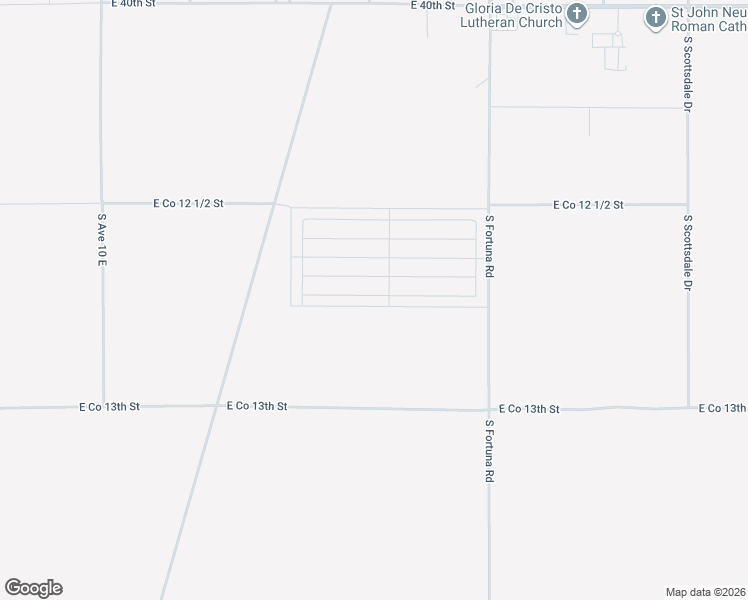 map of restaurants, bars, coffee shops, grocery stores, and more near East Co 13th Street in Yuma