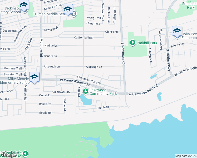 map of restaurants, bars, coffee shops, grocery stores, and more near 1011 Fair Oaks Dr in Grand Prairie
