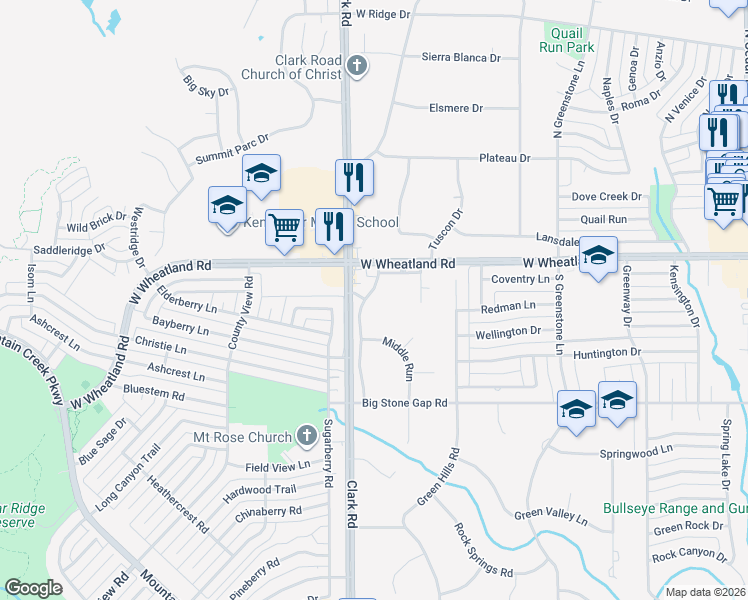 map of restaurants, bars, coffee shops, grocery stores, and more near 620 Carriage Way in Duncanville