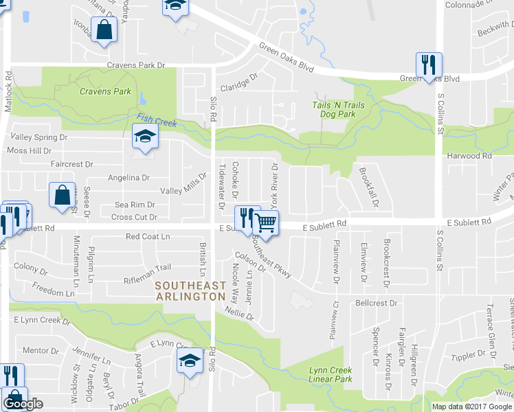 map of restaurants, bars, coffee shops, grocery stores, and more near 730 Port Richmond Way in Arlington
