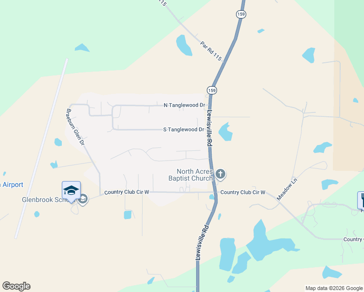 map of restaurants, bars, coffee shops, grocery stores, and more near 201 Kitchens Court in Minden