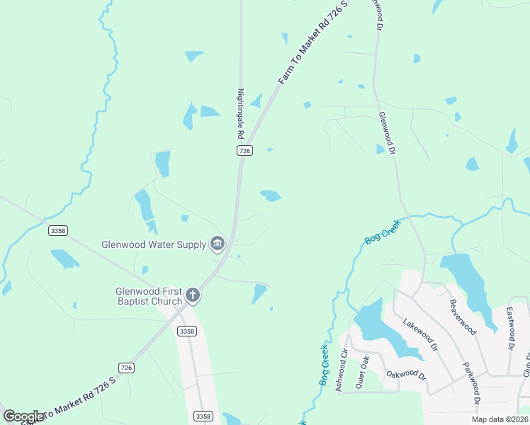 map of restaurants, bars, coffee shops, grocery stores, and more near 6597 Fm 726 South in Gilmer