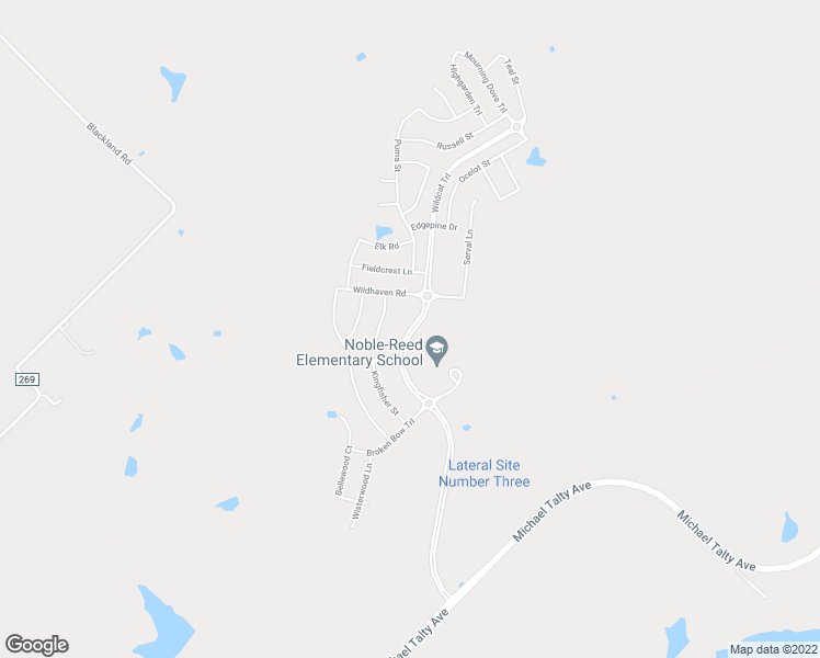 map of restaurants, bars, coffee shops, grocery stores, and more near 2051 Wildcat Trail in Crandall