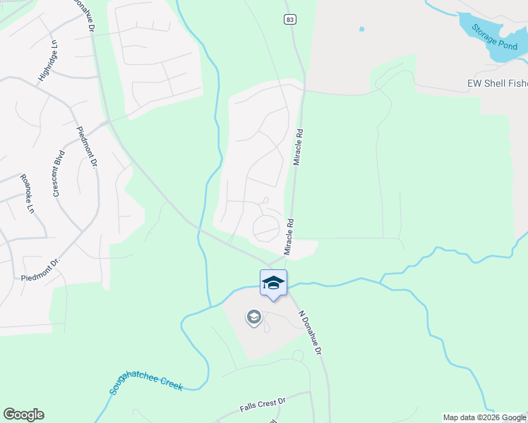 map of restaurants, bars, coffee shops, grocery stores, and more near 1261 Lee Road in Auburn