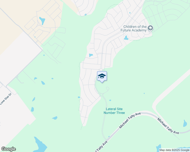 map of restaurants, bars, coffee shops, grocery stores, and more near 2065 Wildcat Trail in Crandall