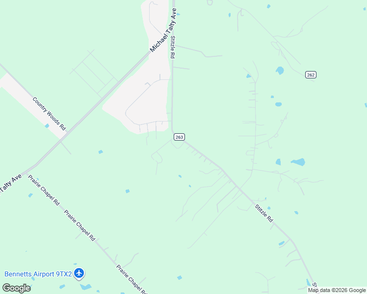 map of restaurants, bars, coffee shops, grocery stores, and more near 5912 Stitzle Road in Crandall