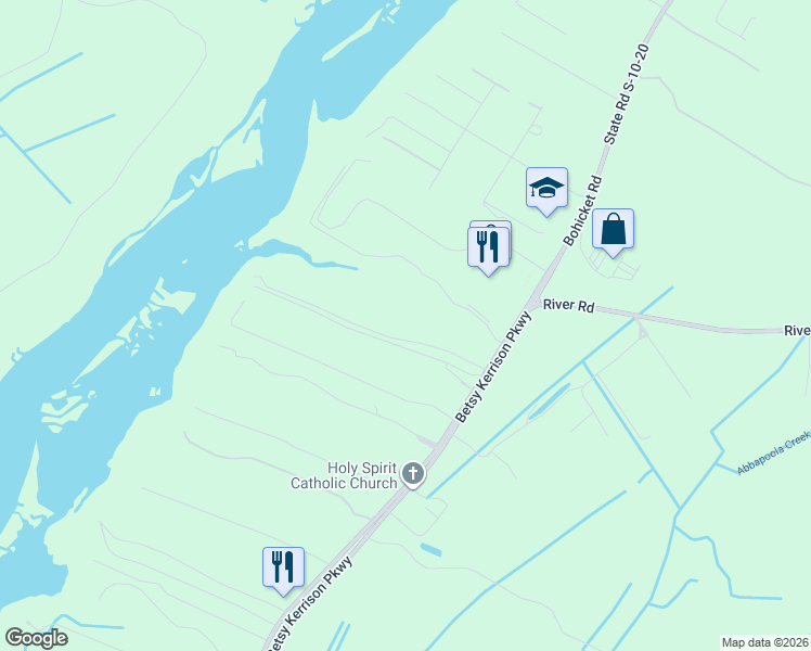 map of restaurants, bars, coffee shops, grocery stores, and more near 3370 William Freeman Lane in Johns Island