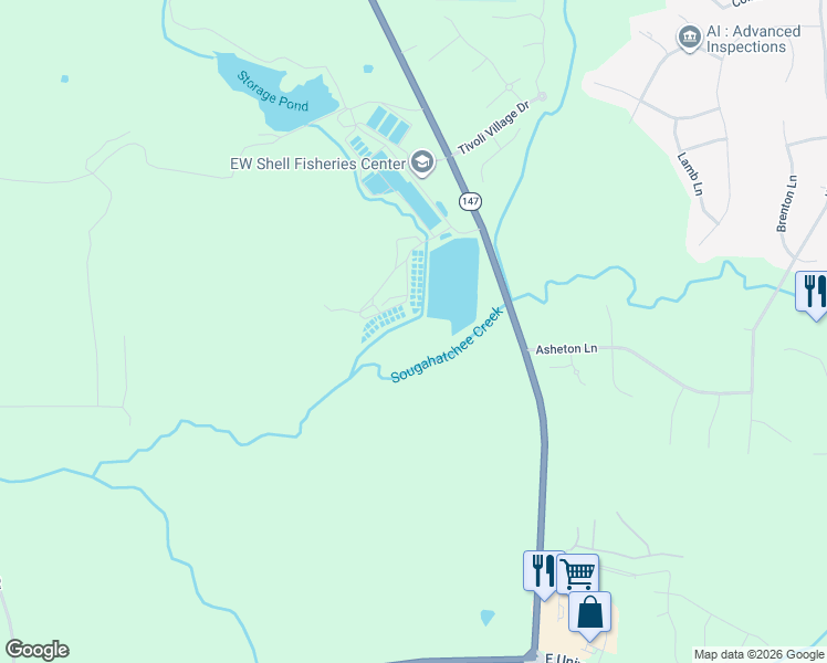 map of restaurants, bars, coffee shops, grocery stores, and more near 1322 North Dean Road in Auburn
