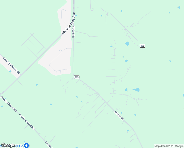 map of restaurants, bars, coffee shops, grocery stores, and more near 5912 Stitzle Road in Crandall