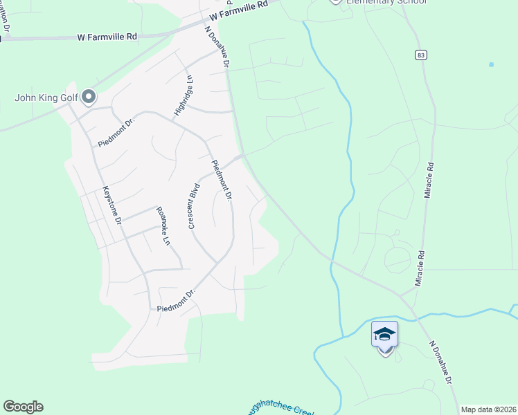 map of restaurants, bars, coffee shops, grocery stores, and more near 1530 Piedmont Drive in Auburn