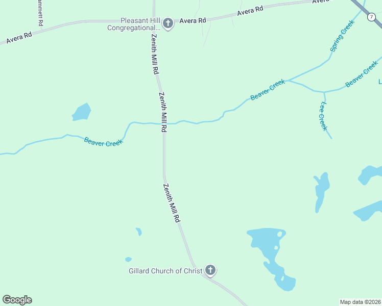 map of restaurants, bars, coffee shops, grocery stores, and more near 1785 Zenith Mill Road in Roberta