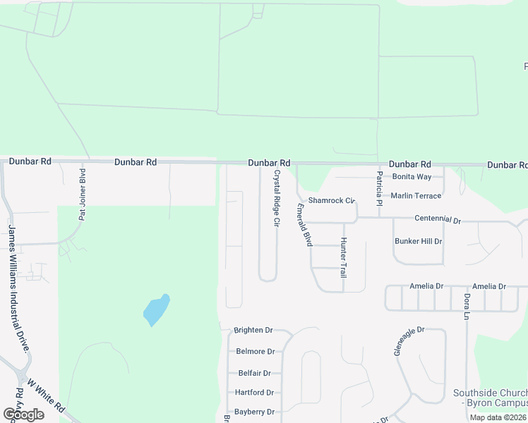 map of restaurants, bars, coffee shops, grocery stores, and more near 113 Crystal Ridge Circle in Byron