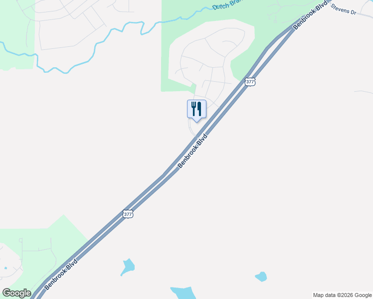 map of restaurants, bars, coffee shops, grocery stores, and more near 11600 Benbrook Boulevard in Benbrook