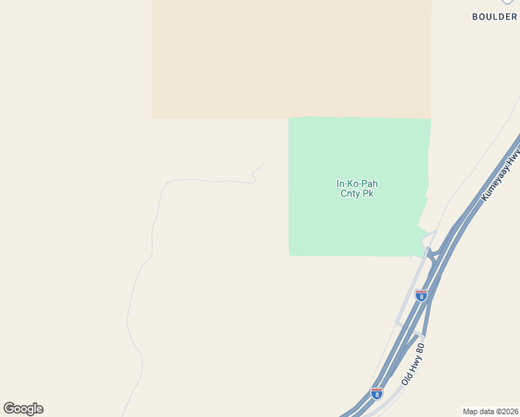 map of restaurants, bars, coffee shops, grocery stores, and more near Unnamed Road in Jacumba Hot Springs