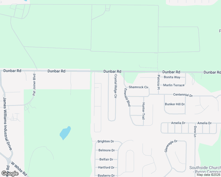 map of restaurants, bars, coffee shops, grocery stores, and more near 113 Crystal Ridge Circle in Byron