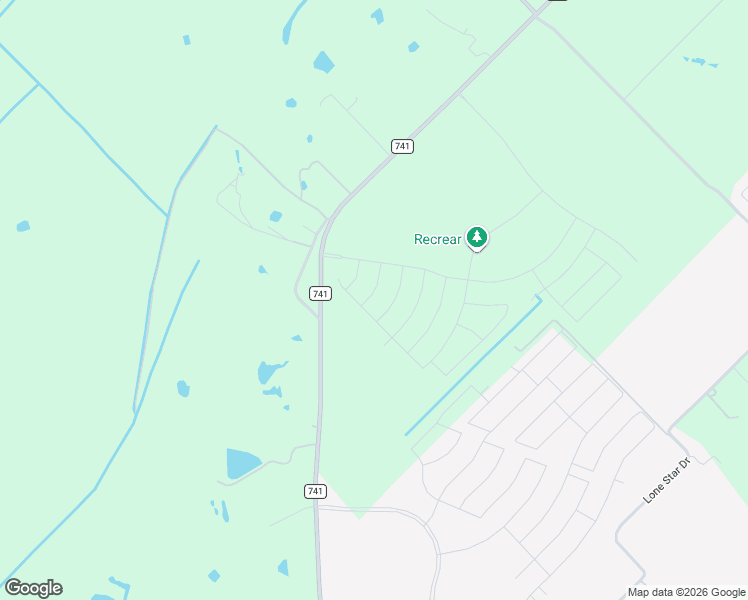 map of restaurants, bars, coffee shops, grocery stores, and more near 508 Farm to Market 741 in Crandall