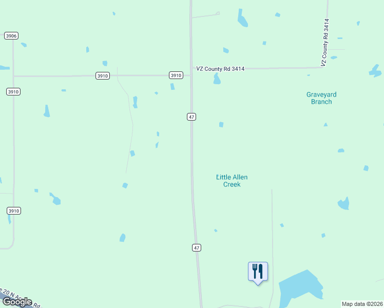 map of restaurants, bars, coffee shops, grocery stores, and more near Farm to Market 47 in Wills Point
